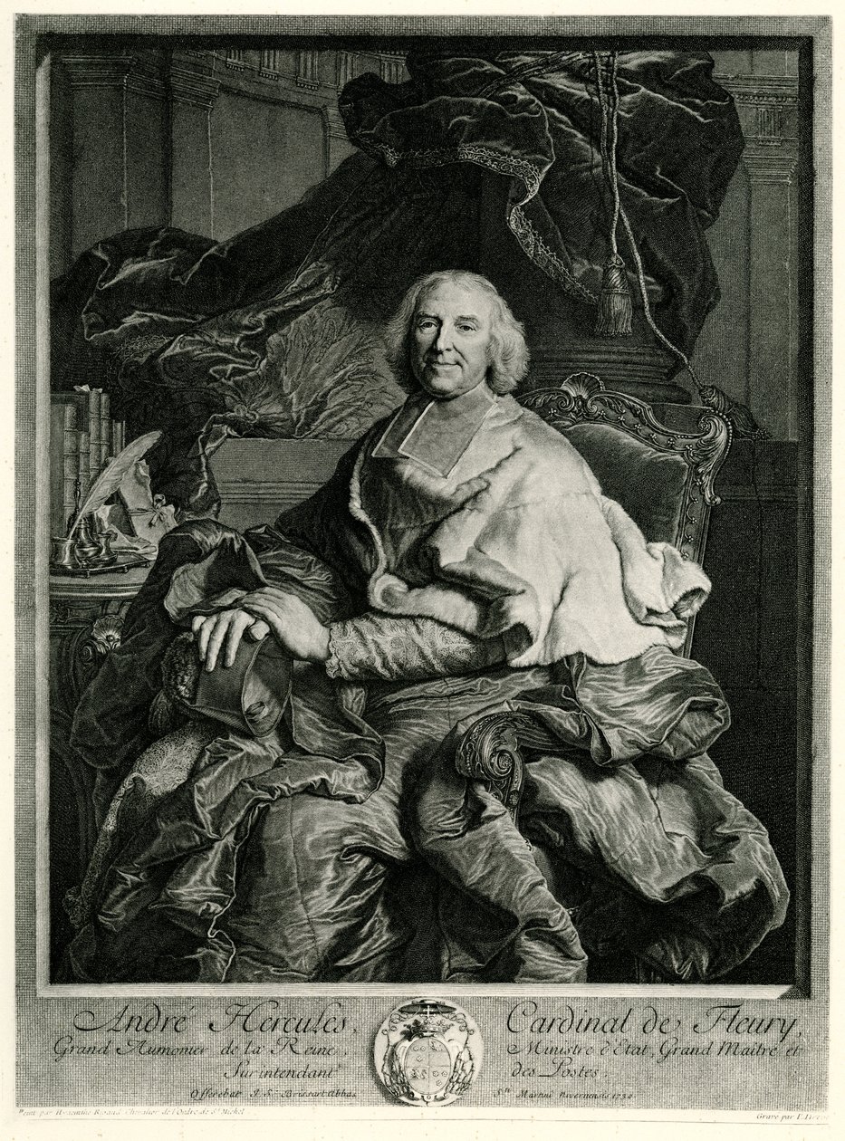 Andreas Ercole Cardinale di Fleury da German School