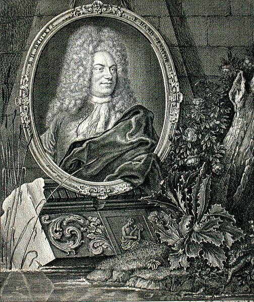 Barthold Heinrich Brockes (1680-1747) inciso da Wolffgang da German School