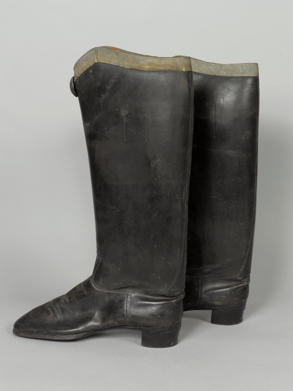 Stivali, 3º von Zieten Hussars, indossati da HRH Il Duca di Connaught, pre-1914 da German School