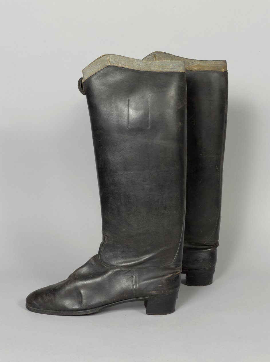 Stivali, 3° Ussari von Zieten, indossati da HRH Il Duca di Connaught, pre-1914 da German School