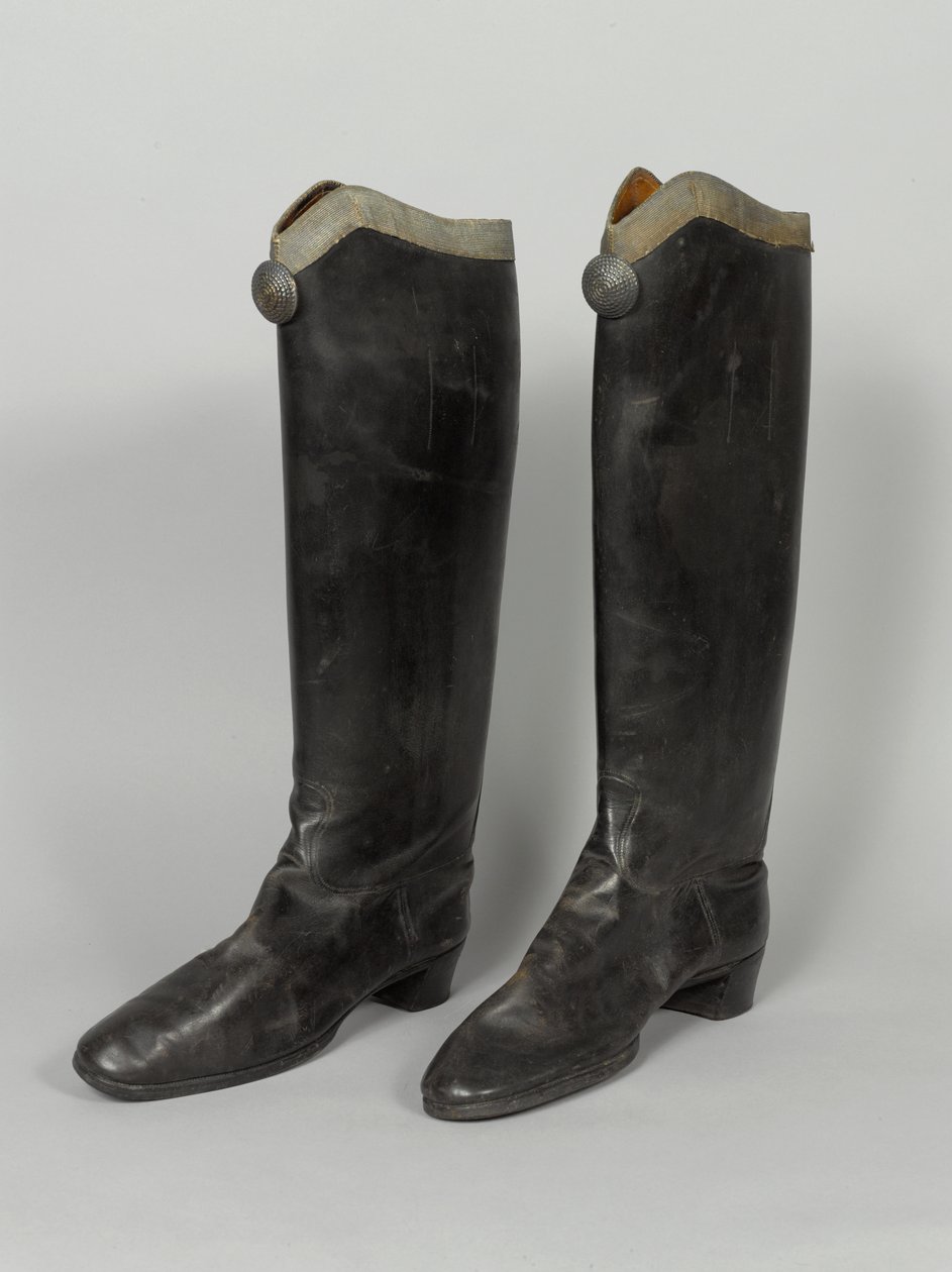 Stivali, 3° Ussari von Zieten, indossati da HRH Il Duca di Connaught, pre-1914 da German School