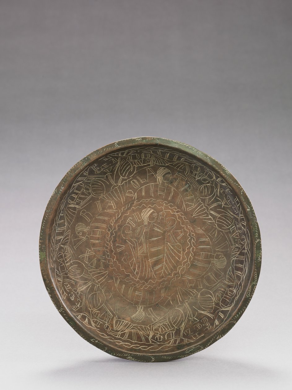 Ciotola con Figure Incise di Vizi, 1150-1200 da German School