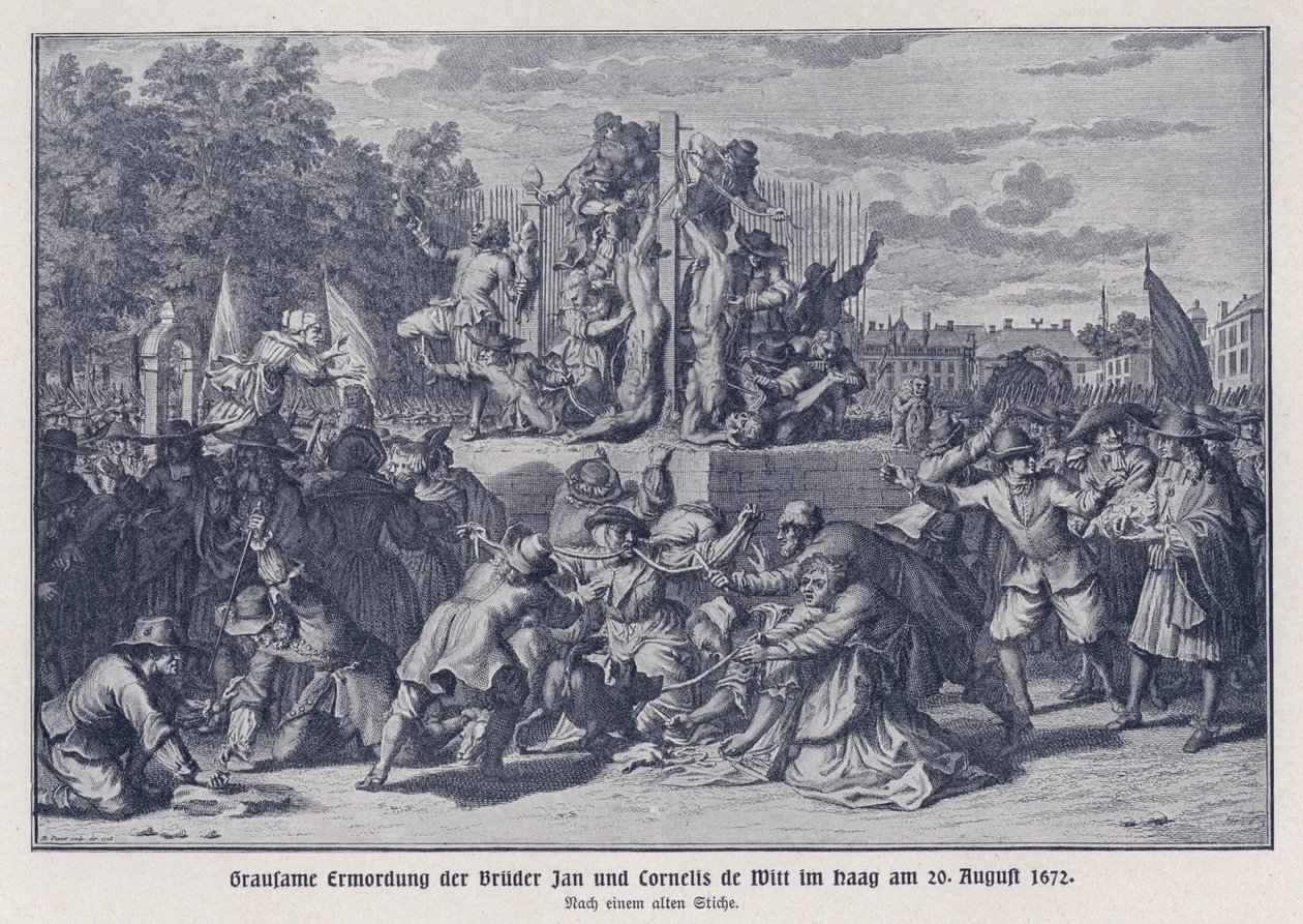 Brutale assassinio dei fratelli Jan e Cornelis de Witt da parte di una folla di orangisti, L