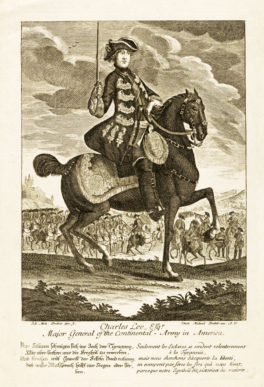 Charles Lee, Esq, Maggiore Generale dell