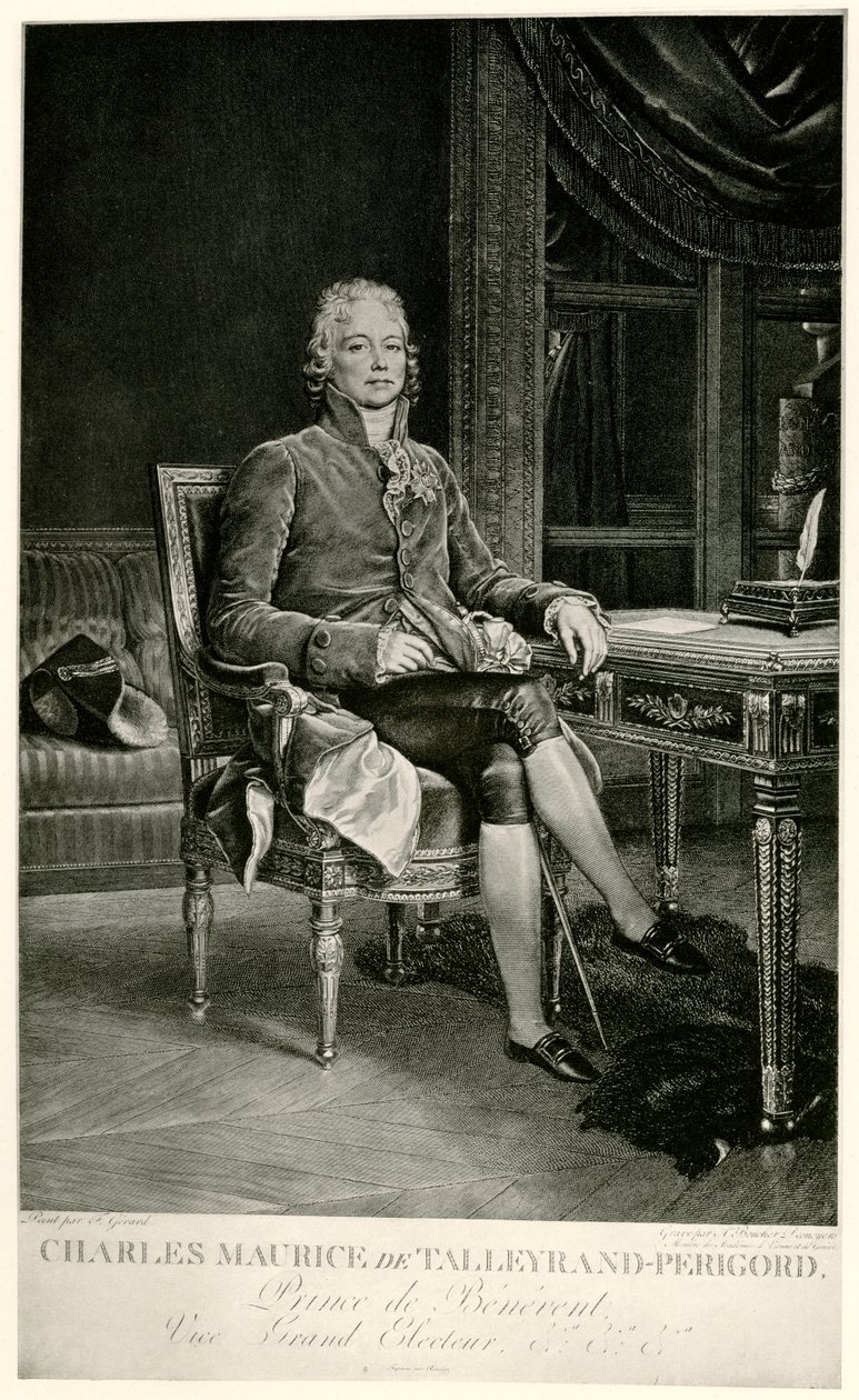 Charles Maurice Duca di Talleyrand-Périgord da German School