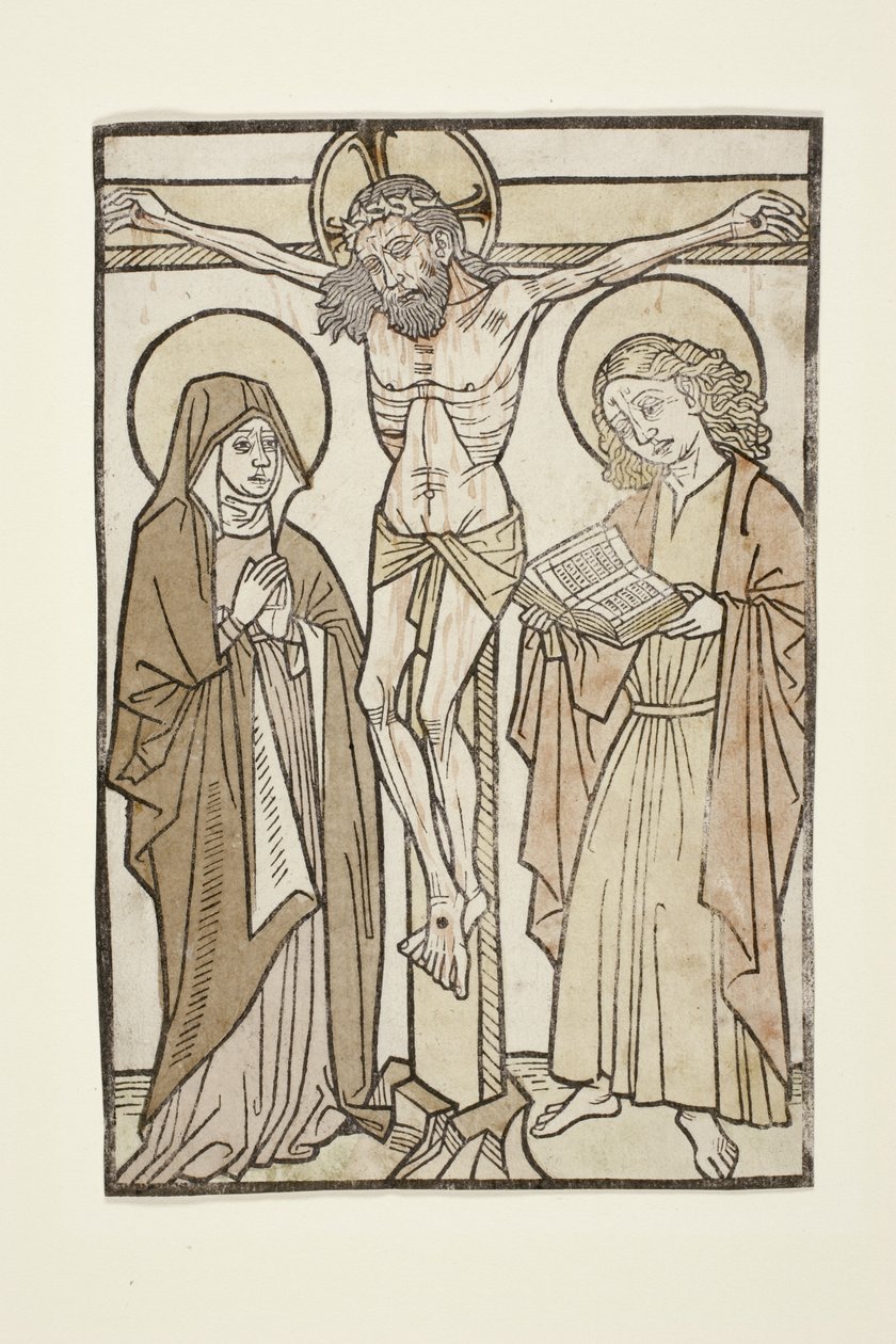 Cristo sulla croce tra Maria e San Giovanni, 1460-70 da German School