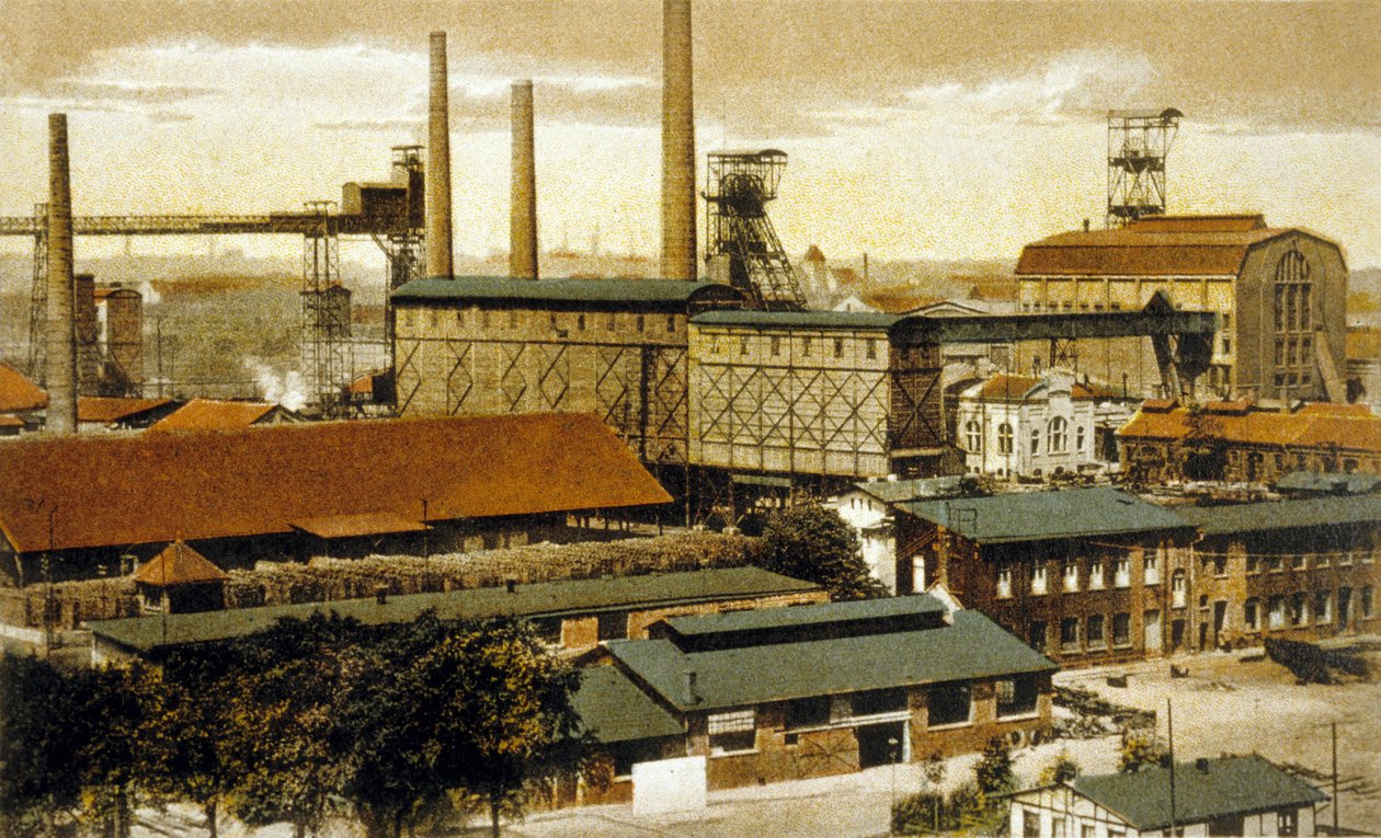 Miniera di carbone Concordia, Oberhausen, Germania da German School