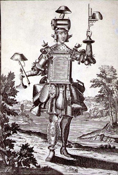 Costume per un lattoniere, pub. da Gerard Valck c.1690 (incisione) da German School