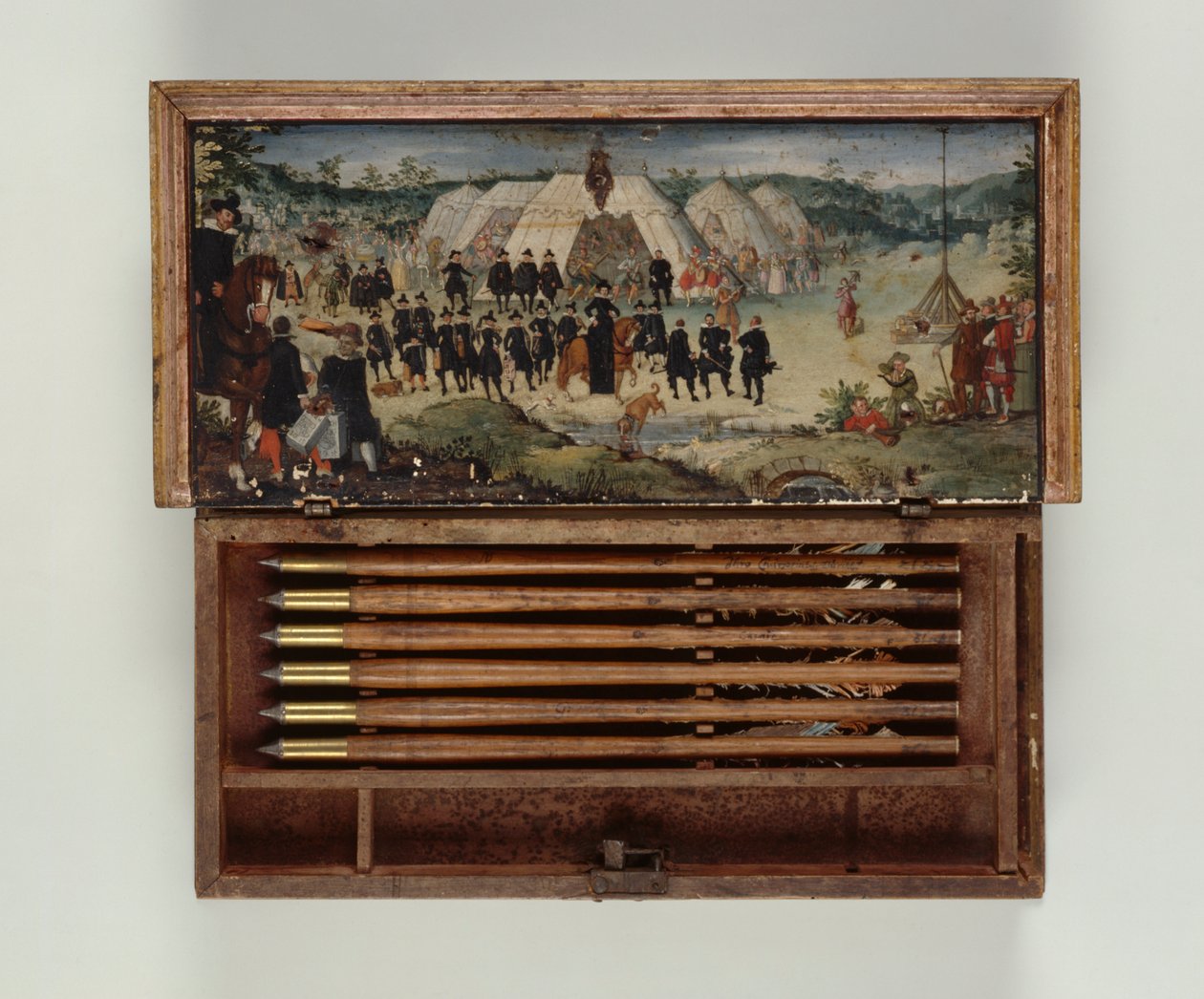 Scatola di dardi per balestra appartenente al Principe Otto von Hesse, 1615 da German School