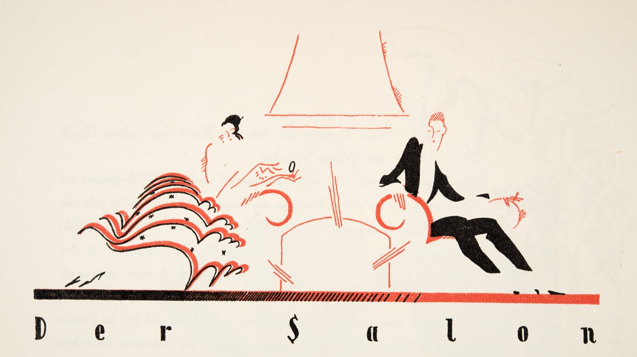 Der Salon da Styl, pub.1922 da German School