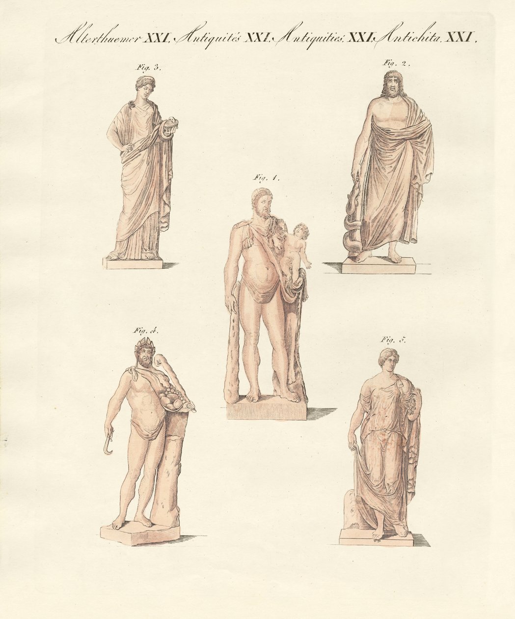 Divinità dei Greci e dei Romani da German School