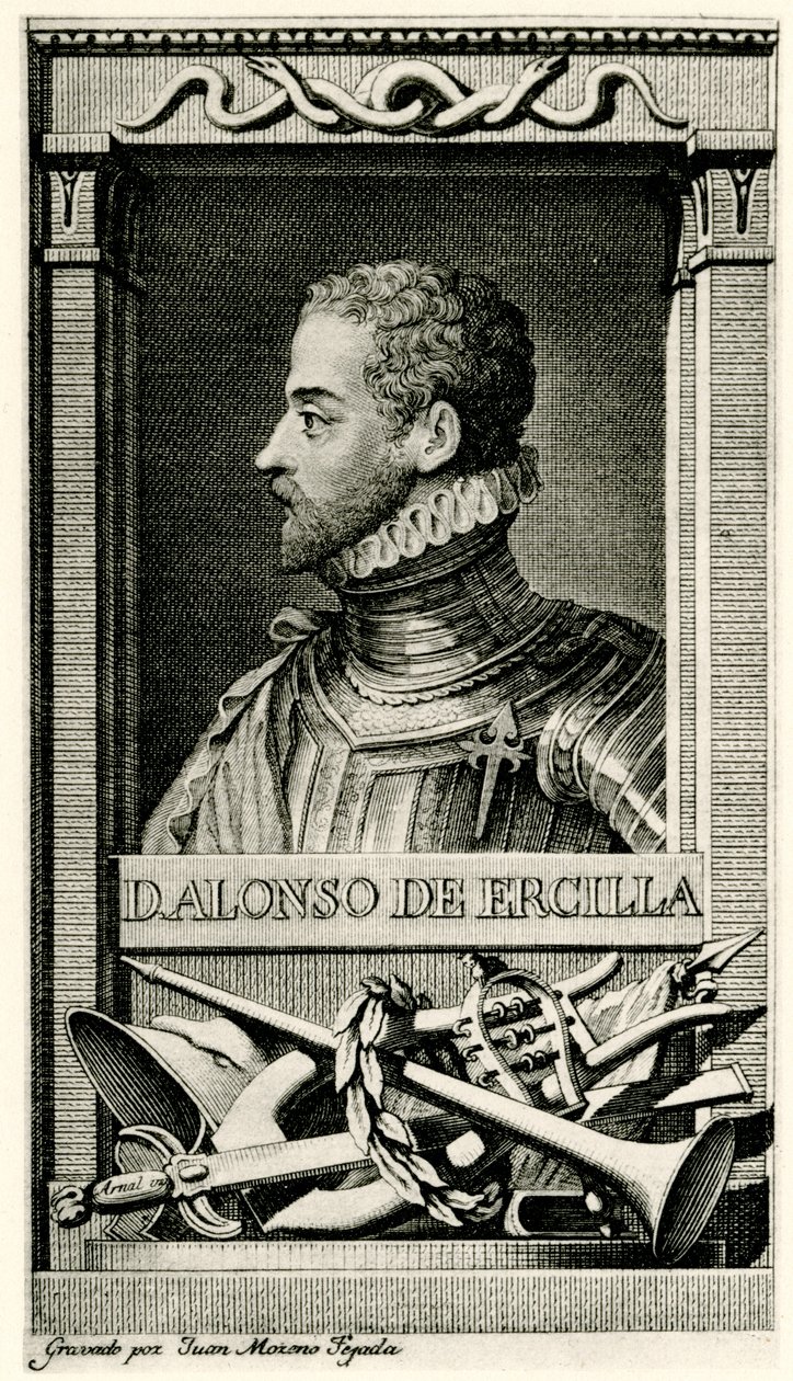 Don Alonso de Ercilla y Zúñiga da German School