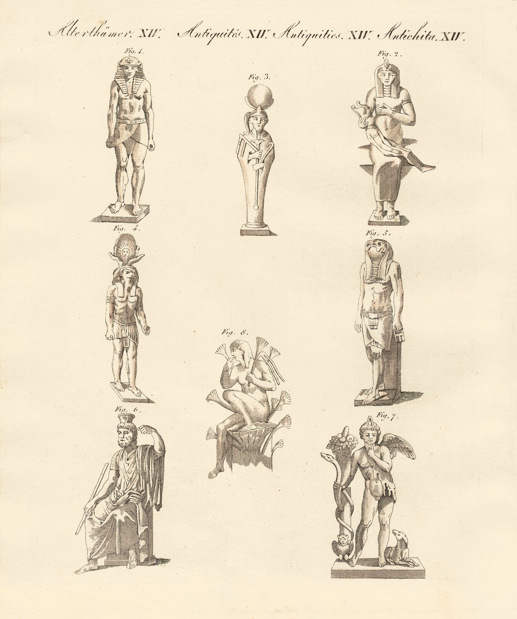 Divinità egiziane da German School