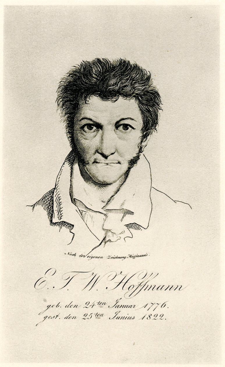 Ernst Theodor Amadeus Hoffmann (1776-1822) da German School
