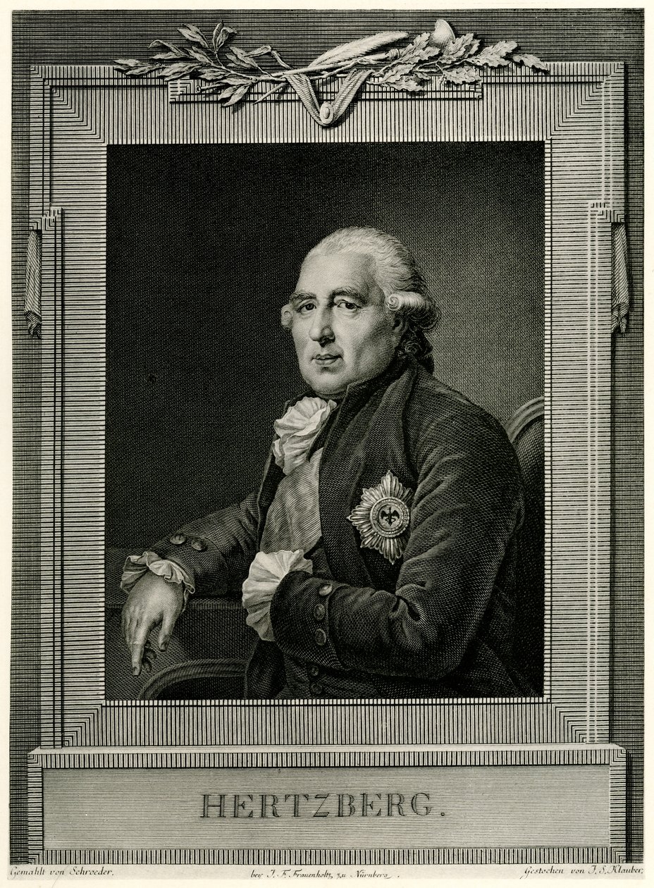 Ewald Friedrich Graf von Hertzberg da German School