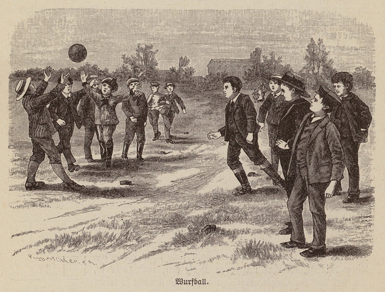 Calcio (incisione) da German School