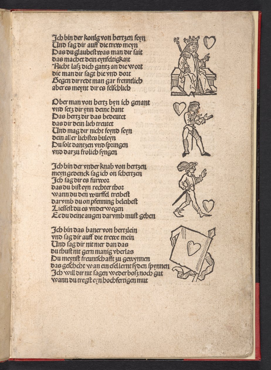 Fortuna da carte da gioco, 1510 ca. da German School