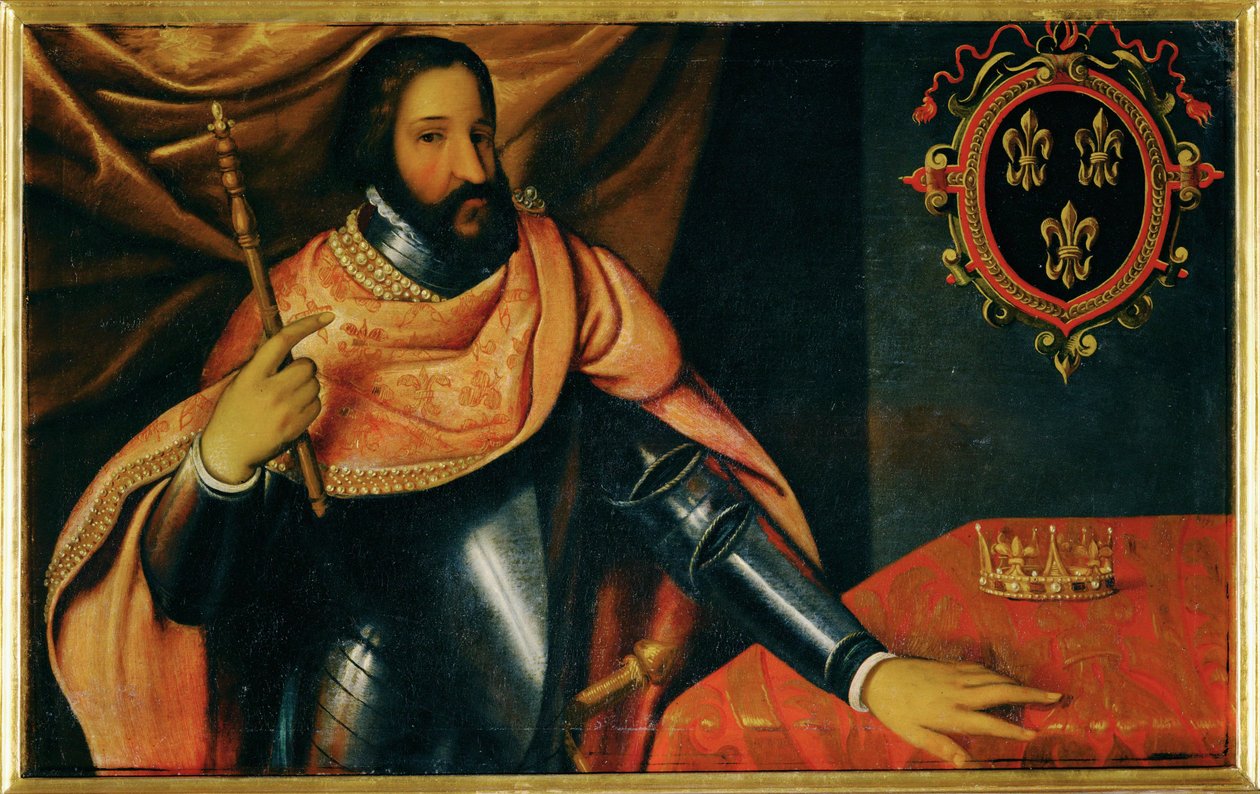 Francesco I, re di Francia ... (dipinto su tela) da German School