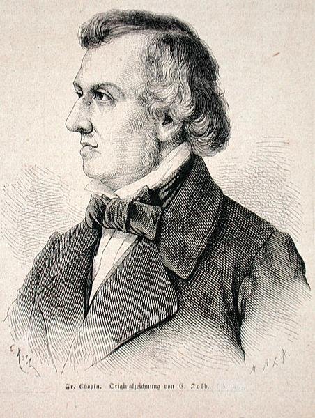 Frederic Chopin (1810-49) 1870 da German School