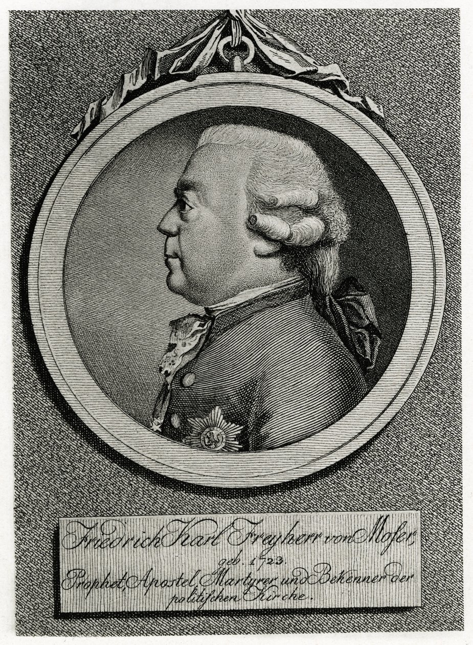 Friedrich Karl von Moser da German School