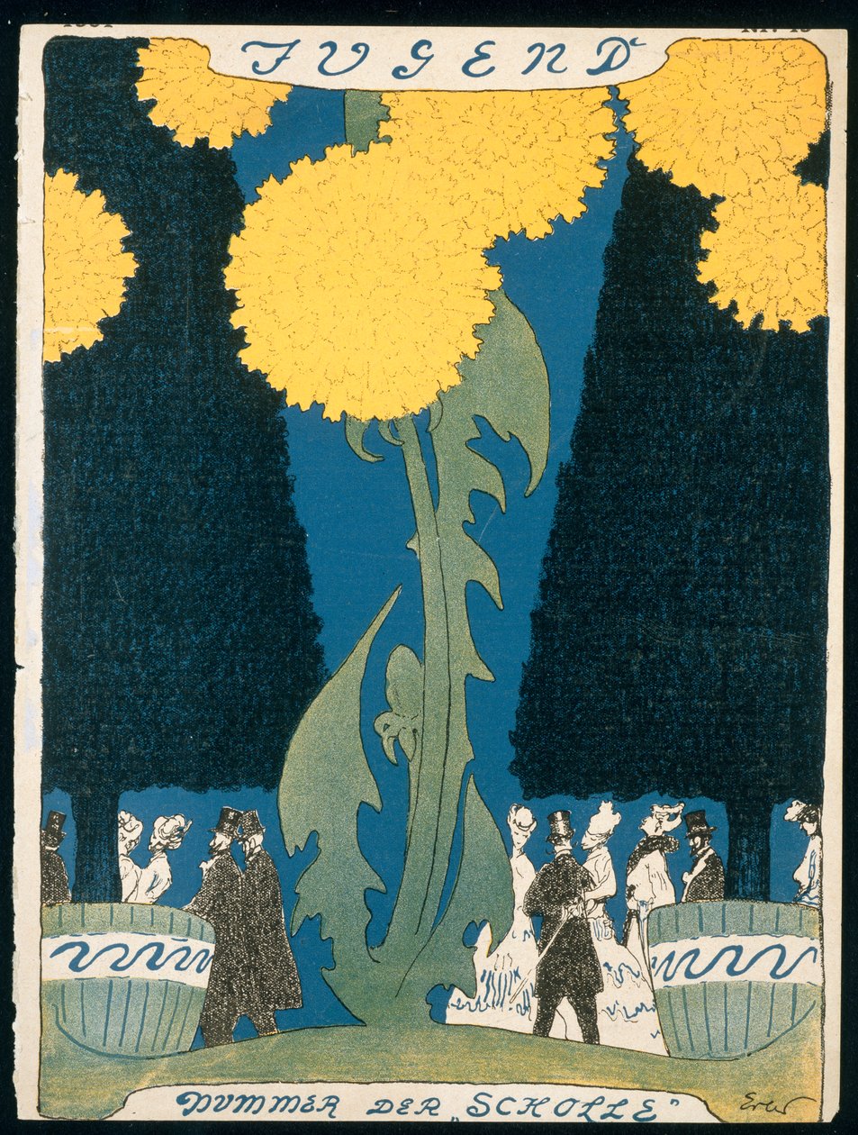 Copertina della rivista Jugend da German School