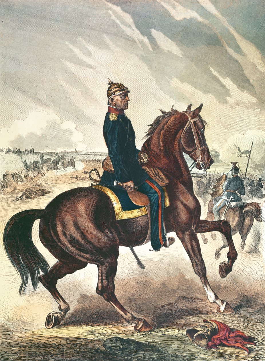 Generale Helmuth Karl Bernhard von Moltke (1800-91) da German School
