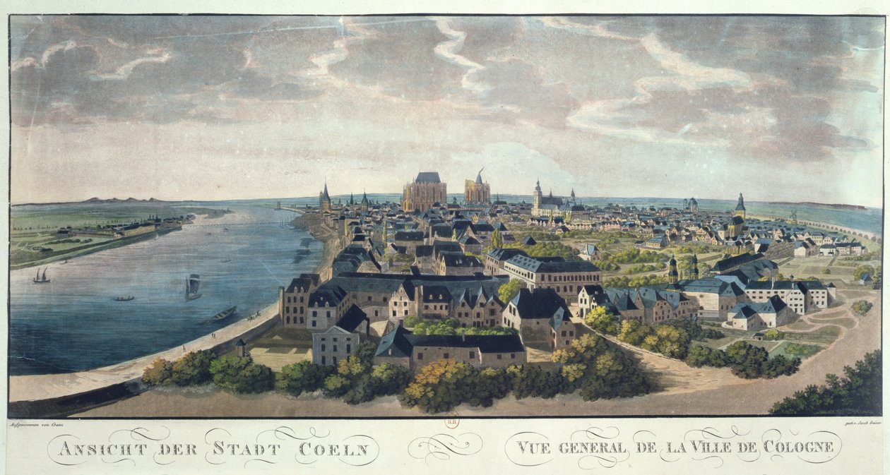 Veduta generale di Colonia da German School