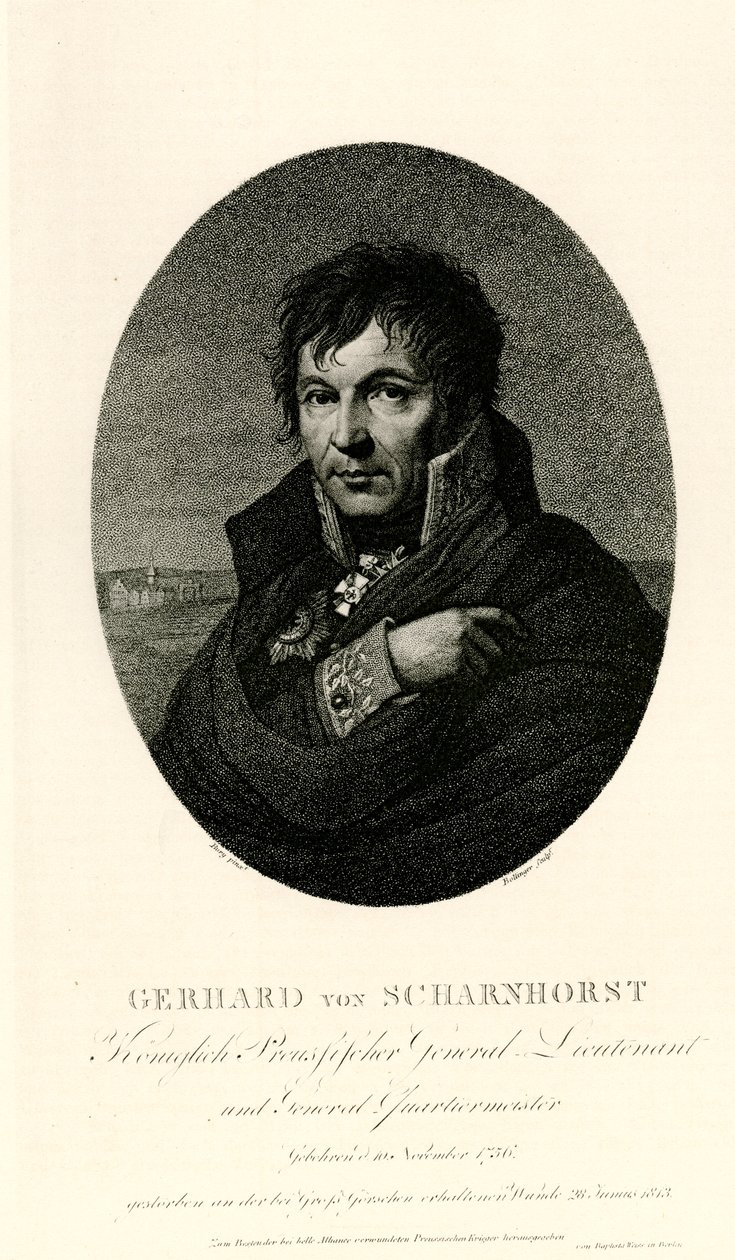 Gerhard Johann David von Scharnhorst, 1884-90 da German School