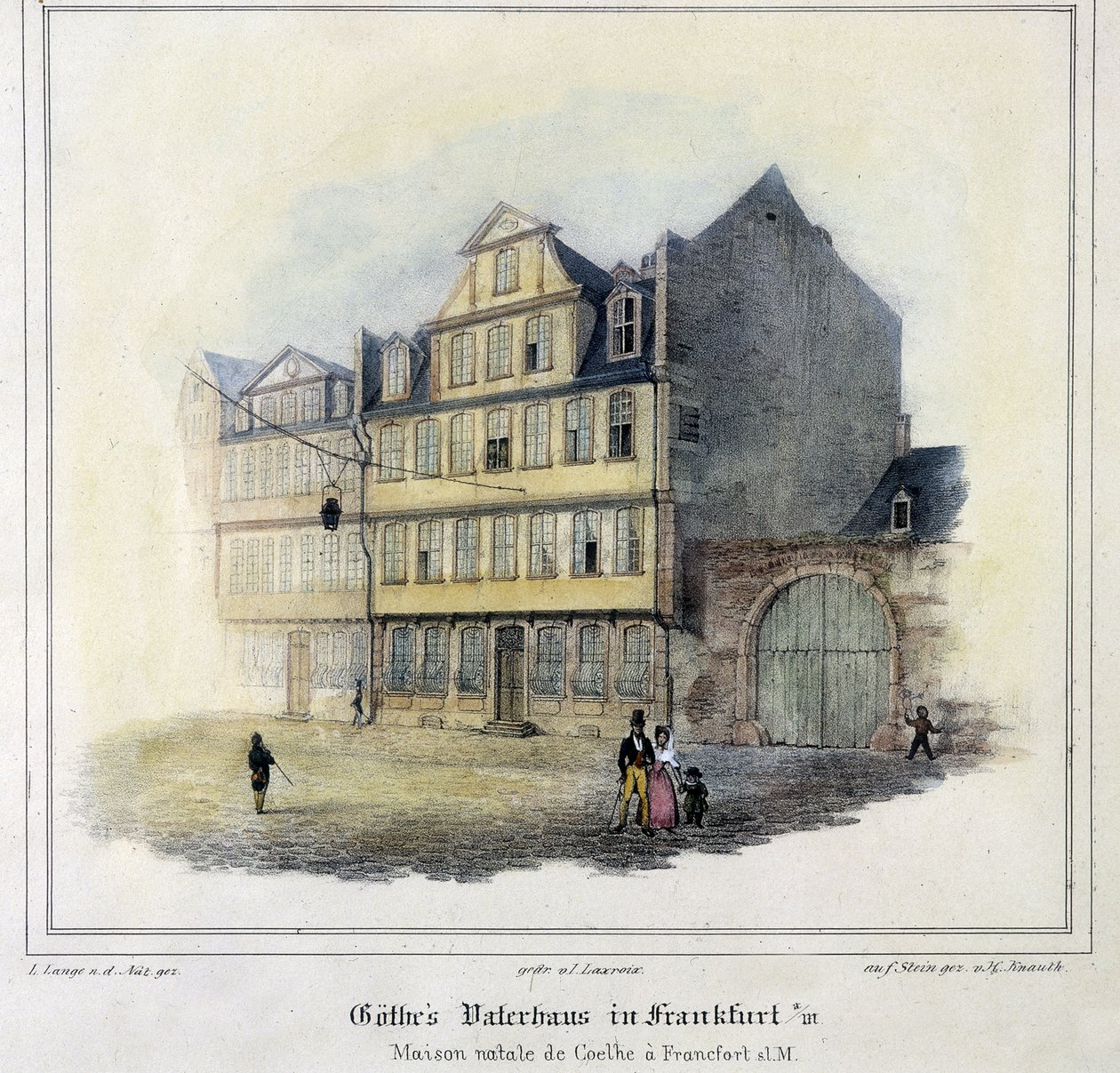 Casa di Goethe a Francoforte da German School