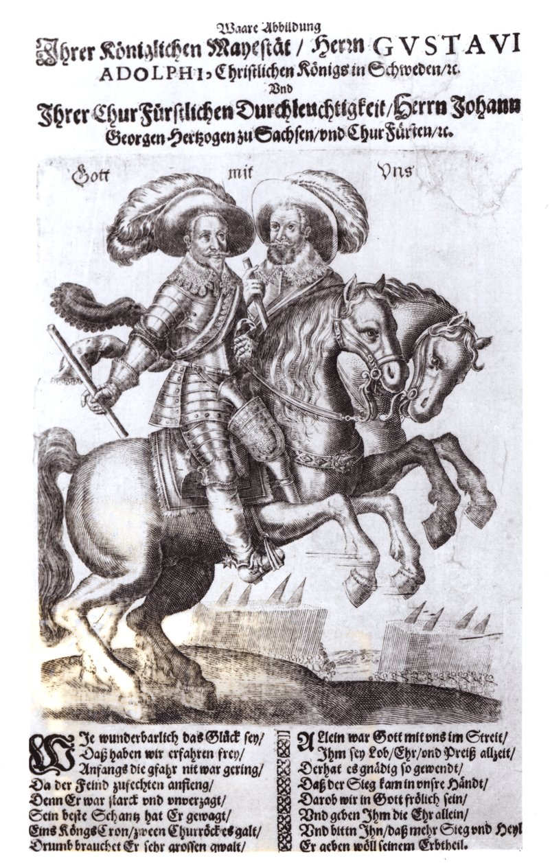 Gustavo Adolfo II (1594-1632) e Gustavo Adolfo IV (1778-1837), re di Svezia da German School