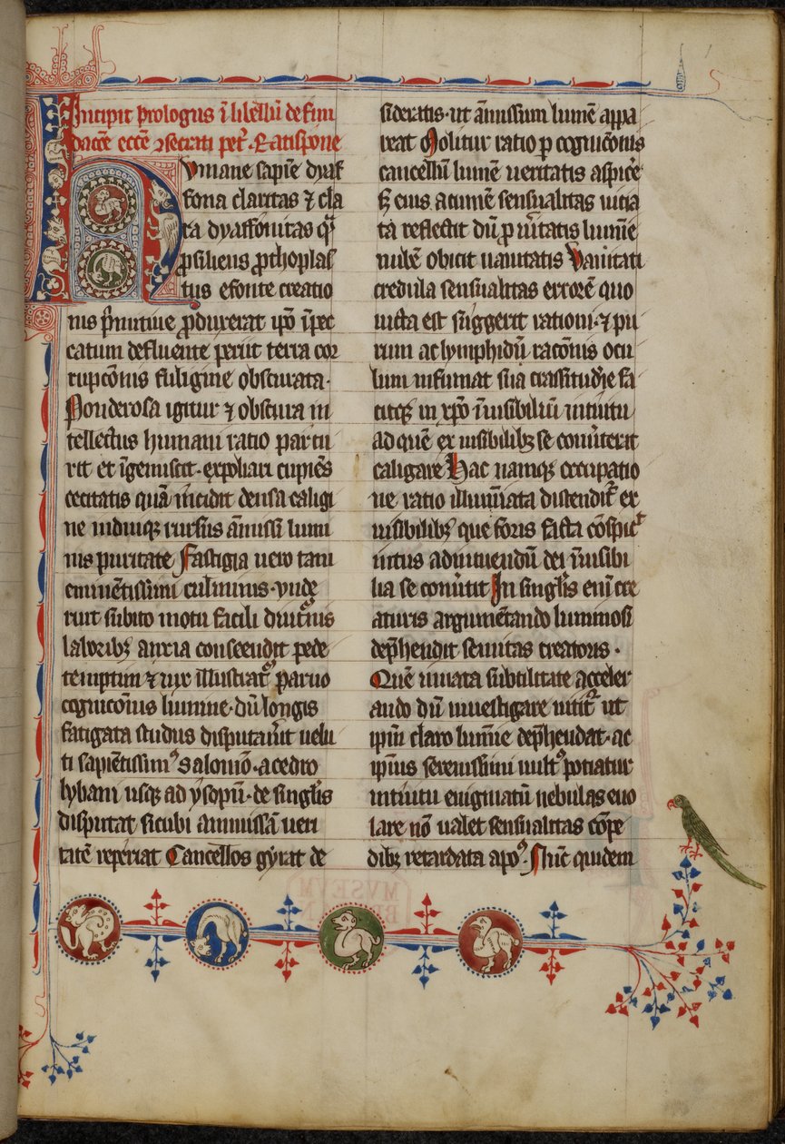 Harley 3973 f.1, Iniziale abitata 