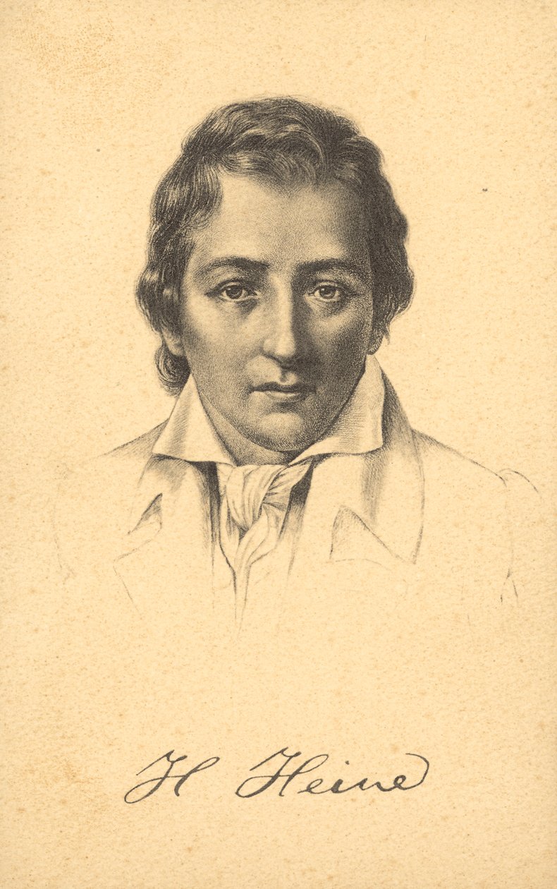 Heinrich Heine (litografia) da German School