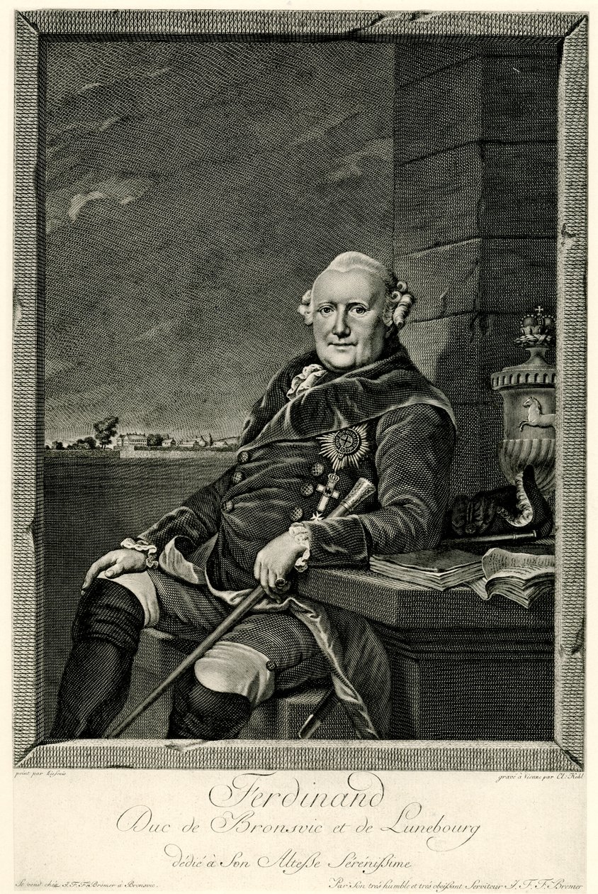 Duca Ferdinando di Brunswick da German School