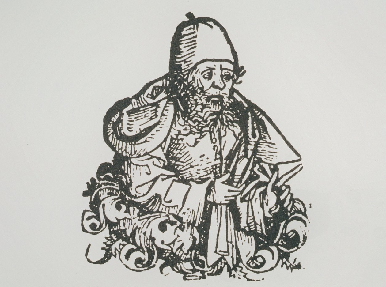 Ritratto ideale di Guido Bonatti, copia di un