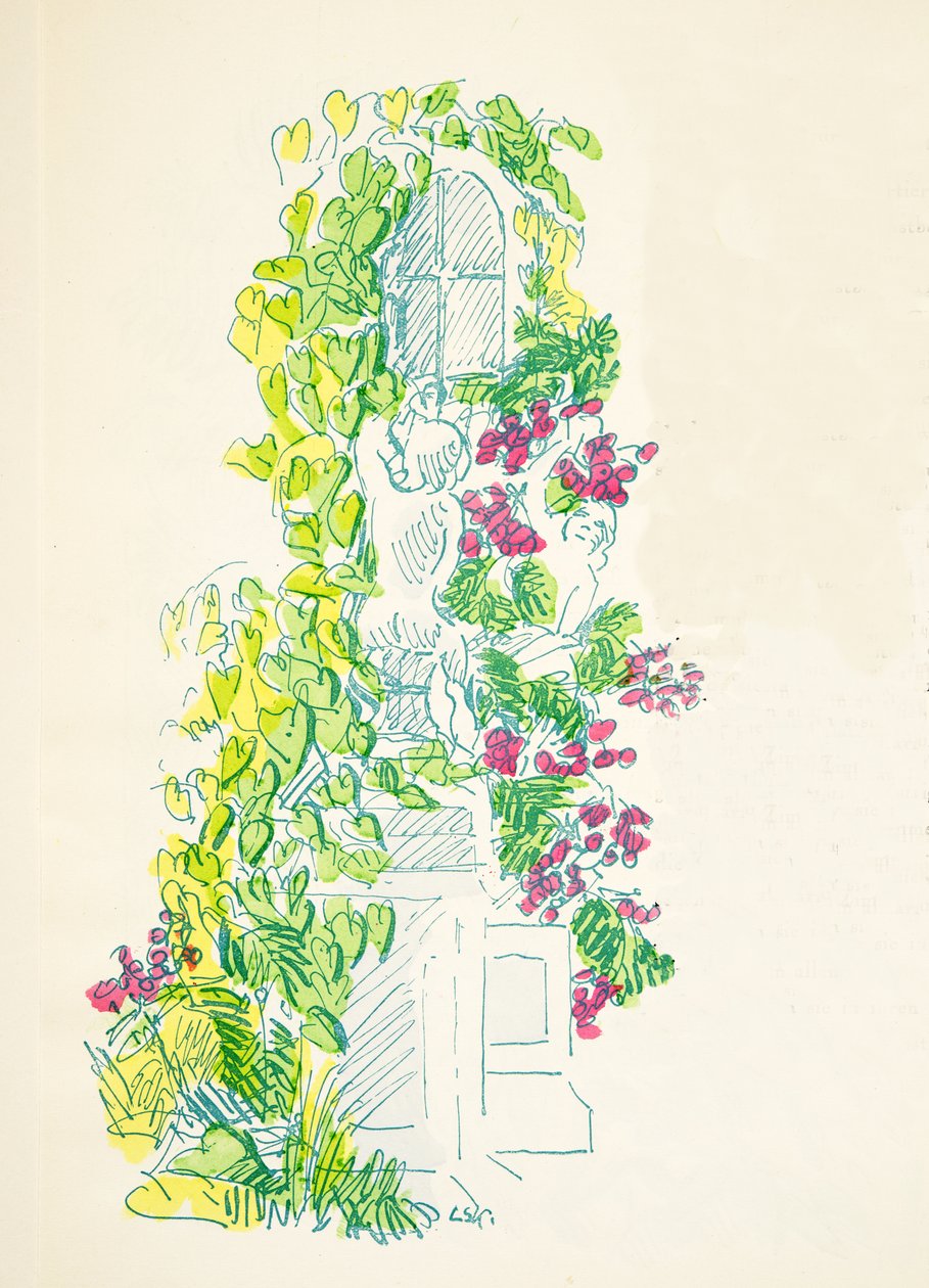 Illustrazione da Styl, pub.1922 da German School