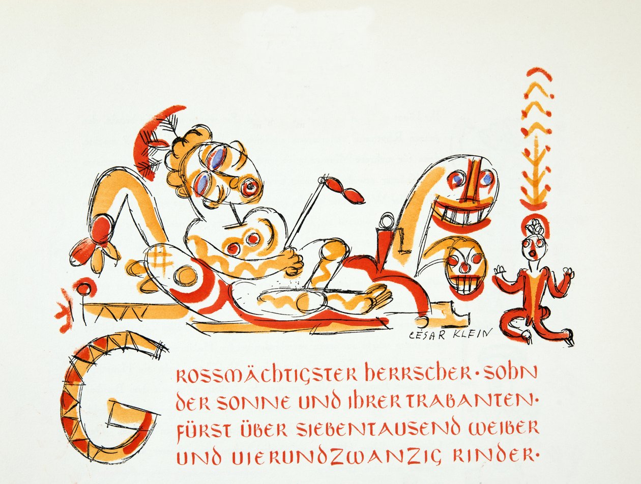 Illustrazione da Styl, pub.1922 (stampa pochoir) da German School