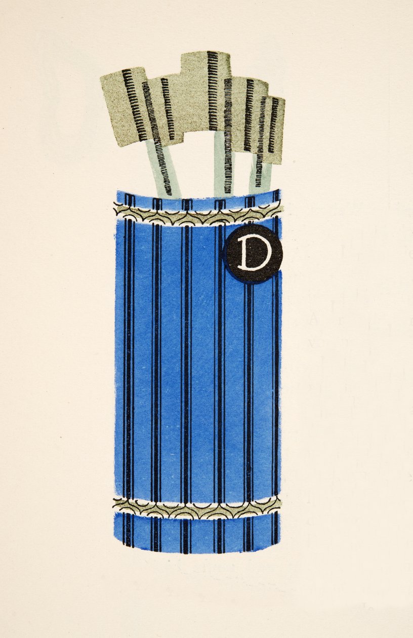 Illustrazione da Styl, pub.1922 (stampa pochoir) da German School