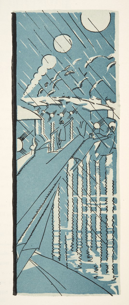 Illustrazione da Styl, pub.1922 (stampa pochoir) da German School