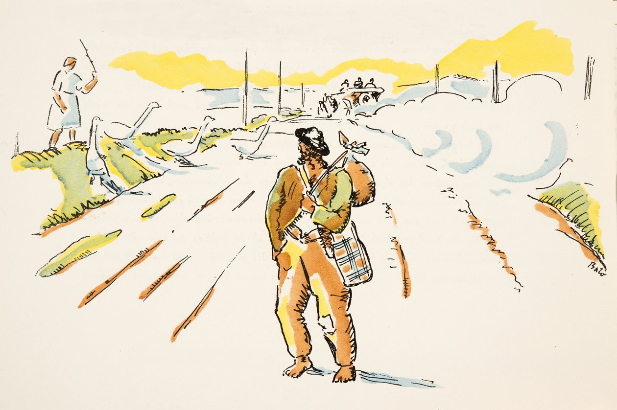 Illustrazione da Styl, pub.1922 (stampa pochoir) da German School