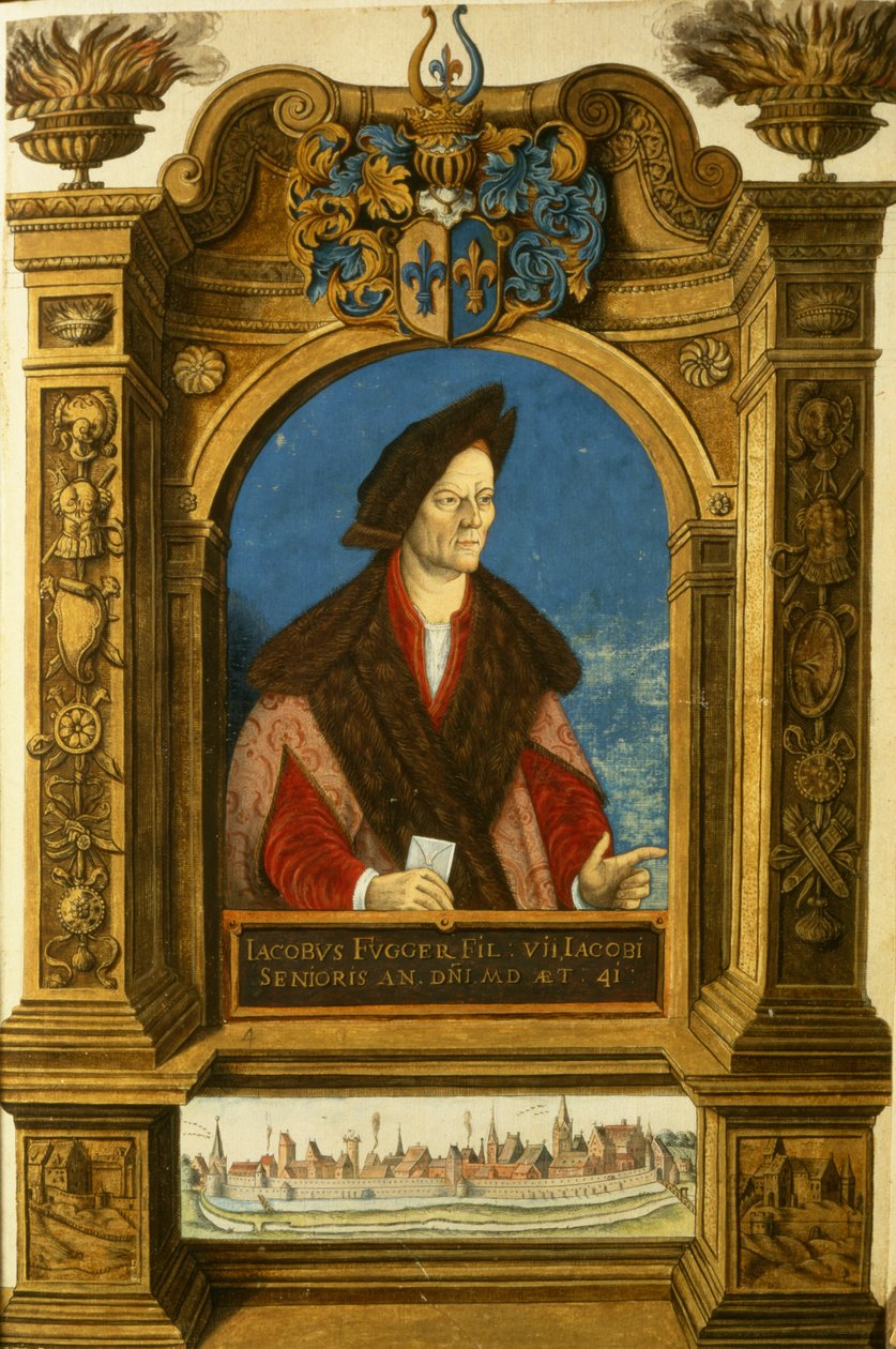 Jakob Fugger, dal Geheim Ehrenbuch des Fuggerschen Geschlechts da German School