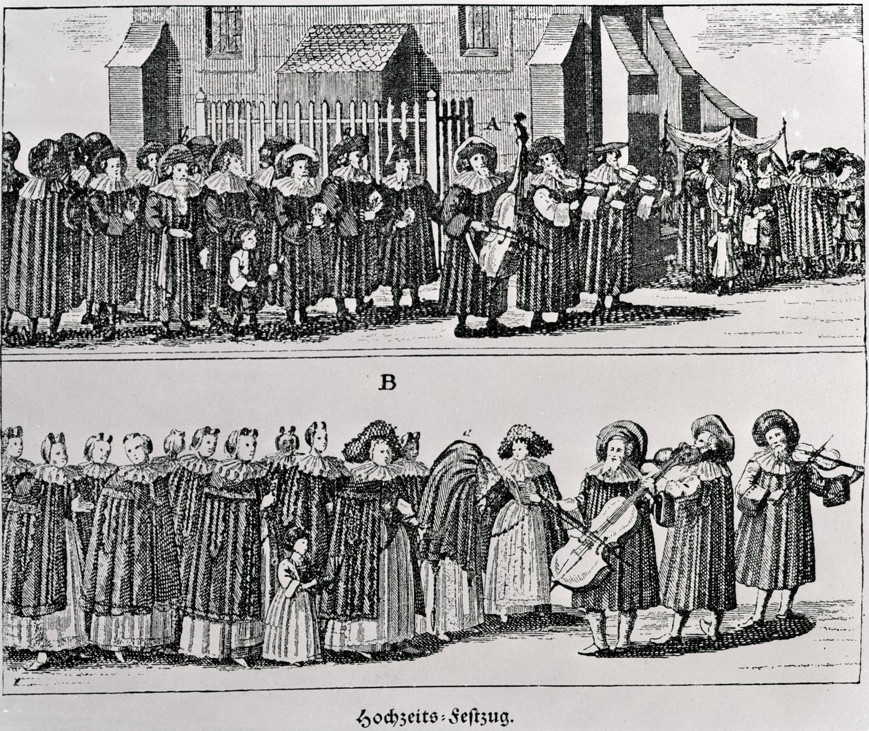 Processione del carnevale ebraico da German School