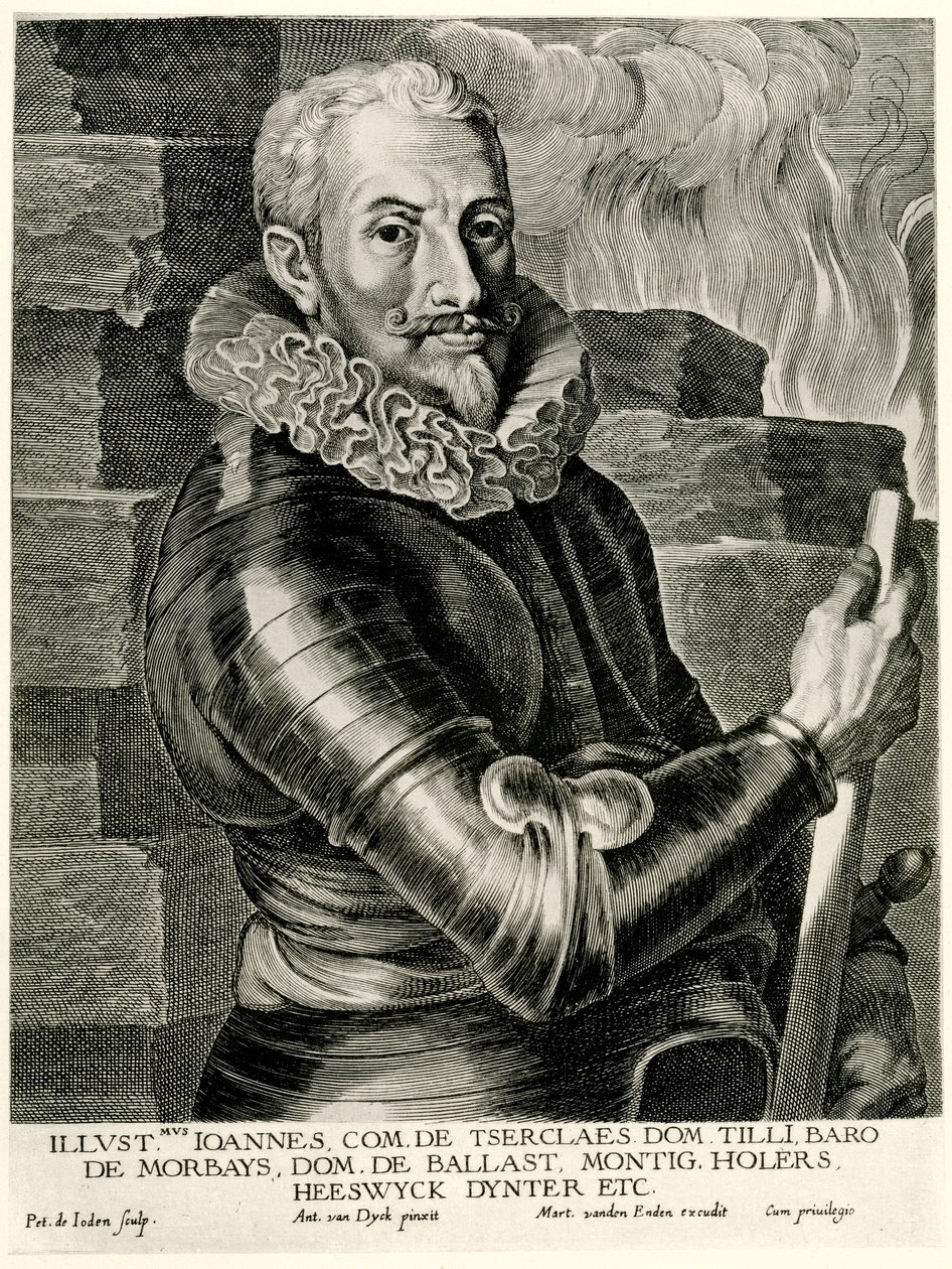 Johann Tserclaes Graf von Tilly da German School
