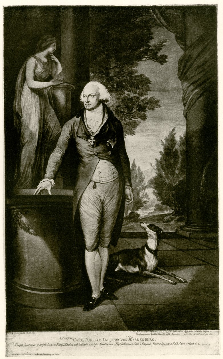 Karl August Fürst von Hardenberg da German School