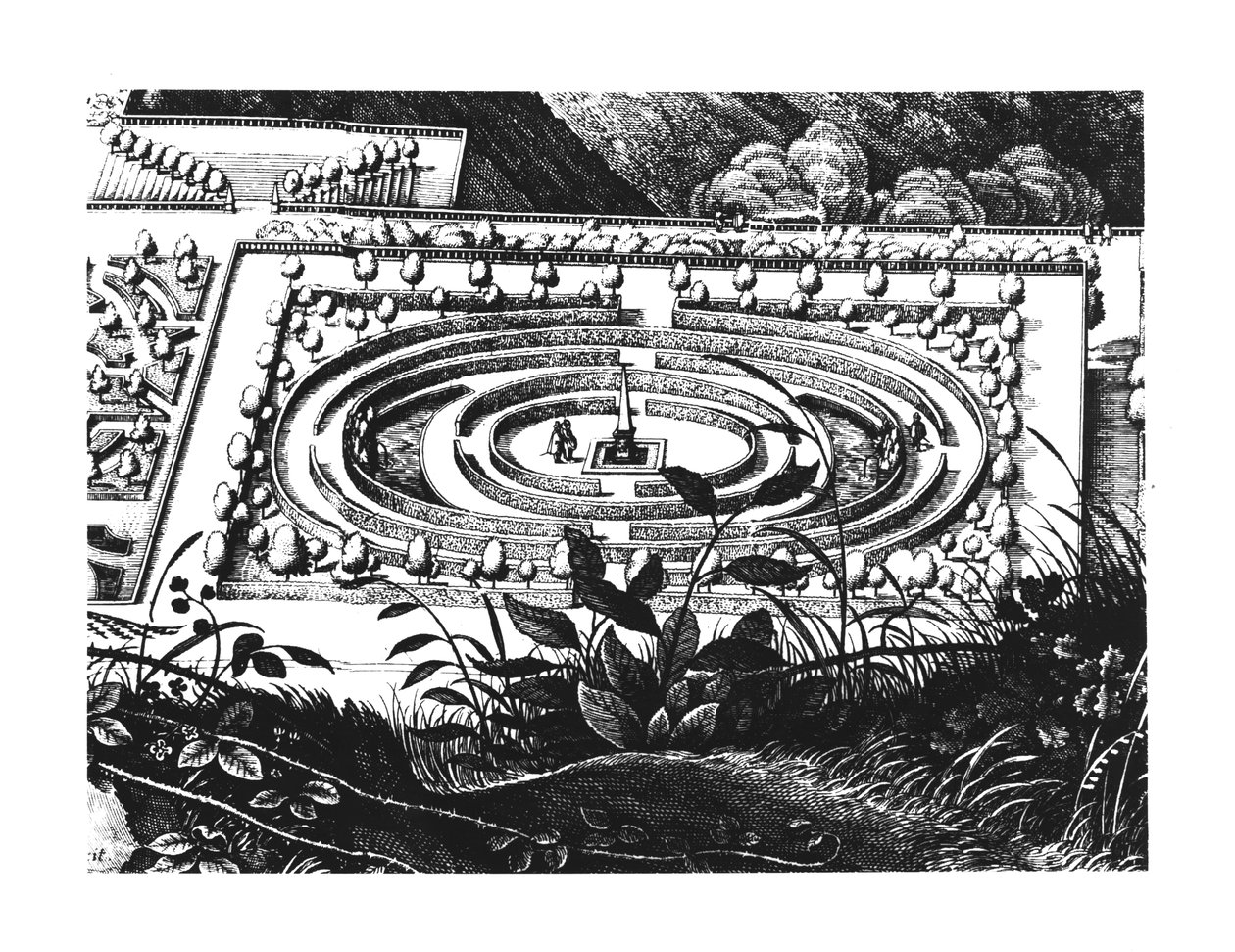 Labirinto a Heidelberg, Hortus Palatinus da German School
