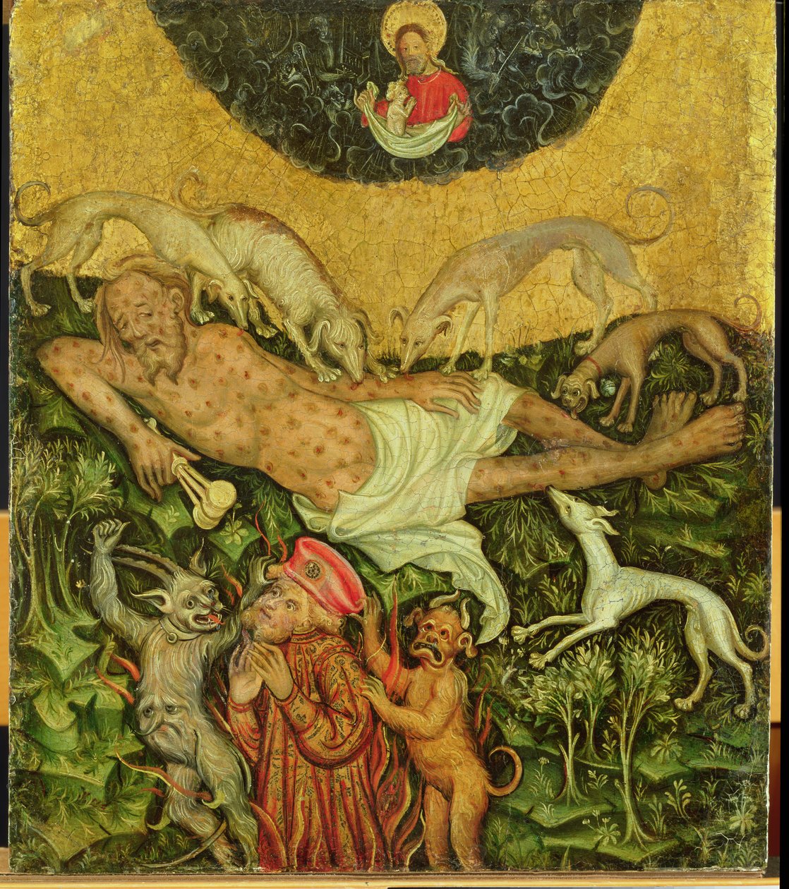 Lazzaro e il ricco, c.1400 da German School