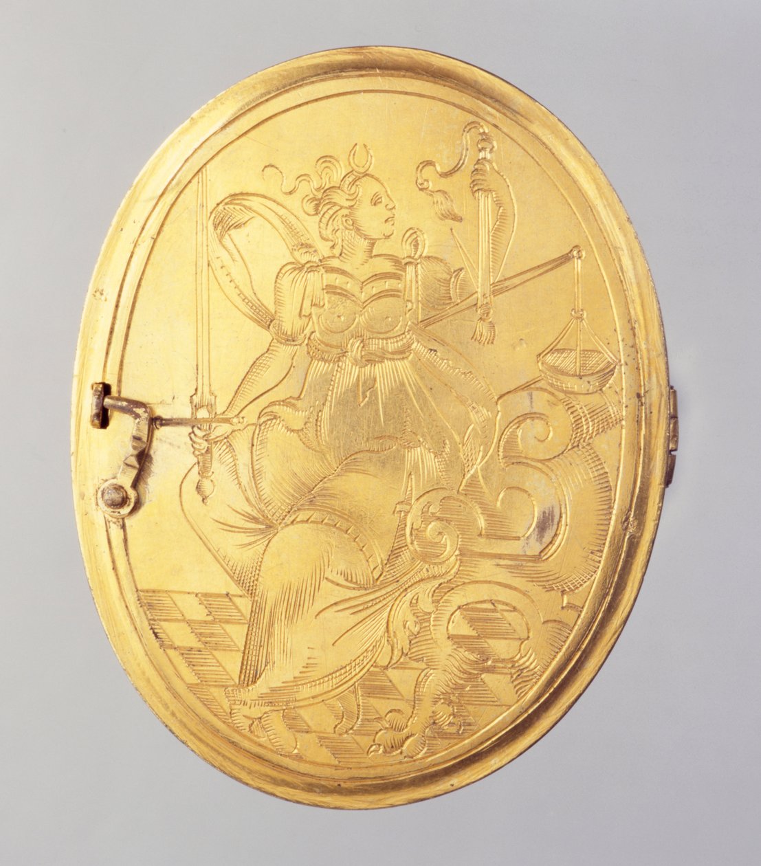 Medaglione con miniatura in cera del ritratto del Langravio Guglielmo IV da German School