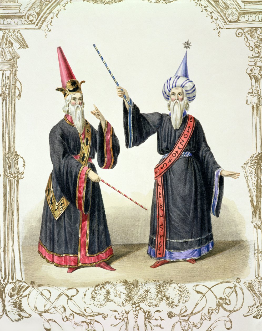 Maghi al Carnevale di Berlino, 1836 da German School