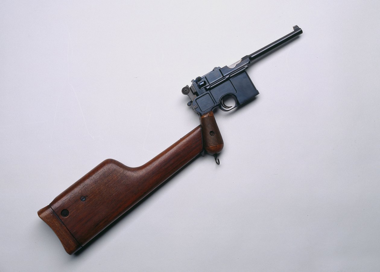 Pistola Mauser semiautomatica 7,63 mm M1896, circa 1898 da German School