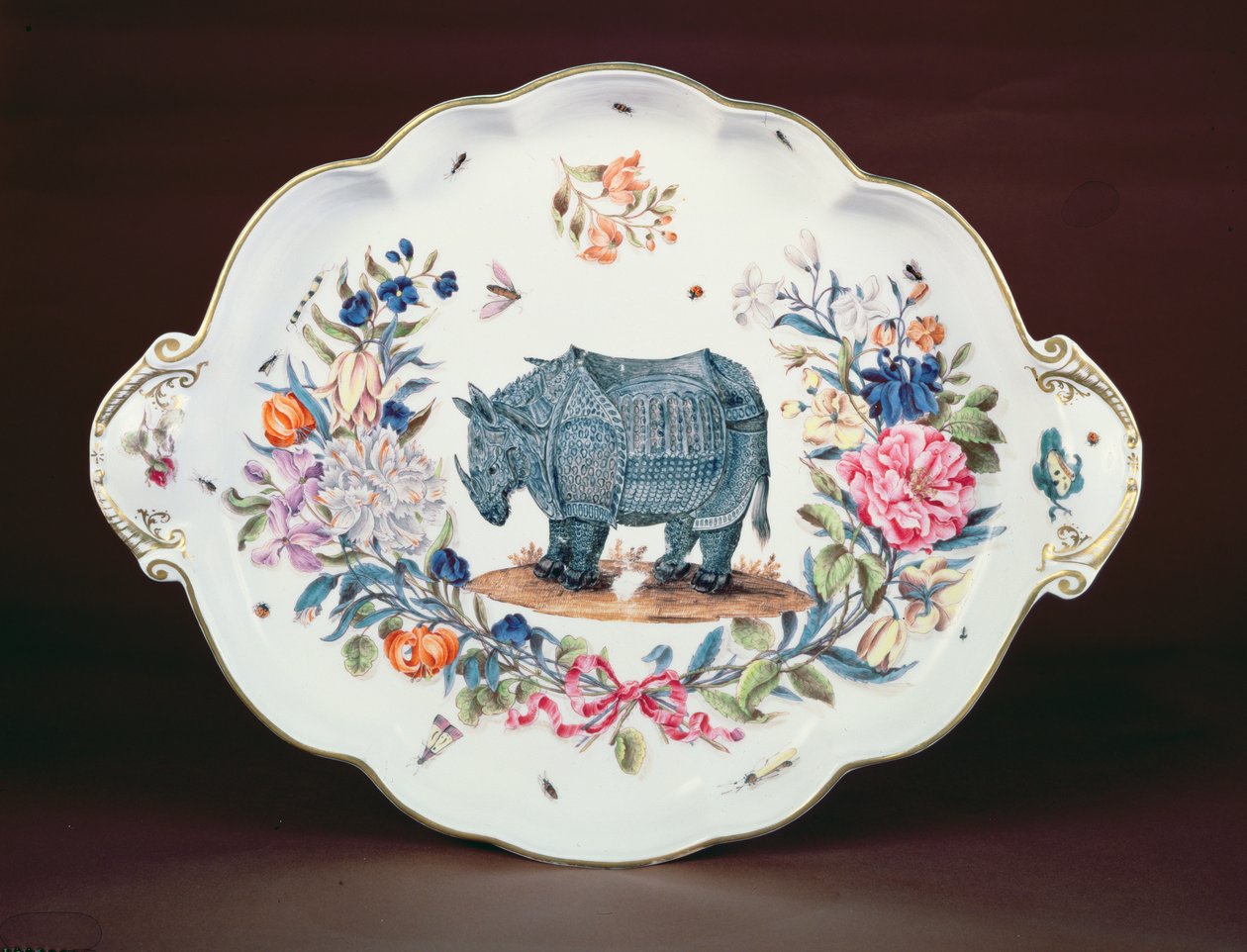 Supporto di Meissen per il centrotavola dal servizio Northumberland, c.1745 da German School