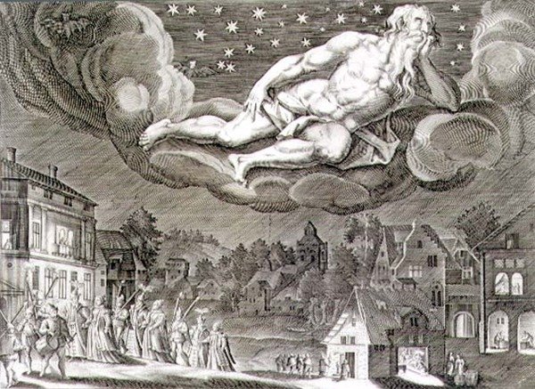 Notte, inciso da Paul Furst (c.1605-66) (incisione) da German School